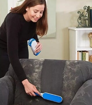 Pack Premium 3 en 1 🐶 Funda de Sofá 3 PLAZAS + Funda de Coche + pack de 2 Cepillos Quitapelos