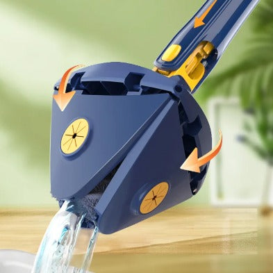 Fregona de Limpieza telescópica 360* autoescurrible + 3 recambios de mopa