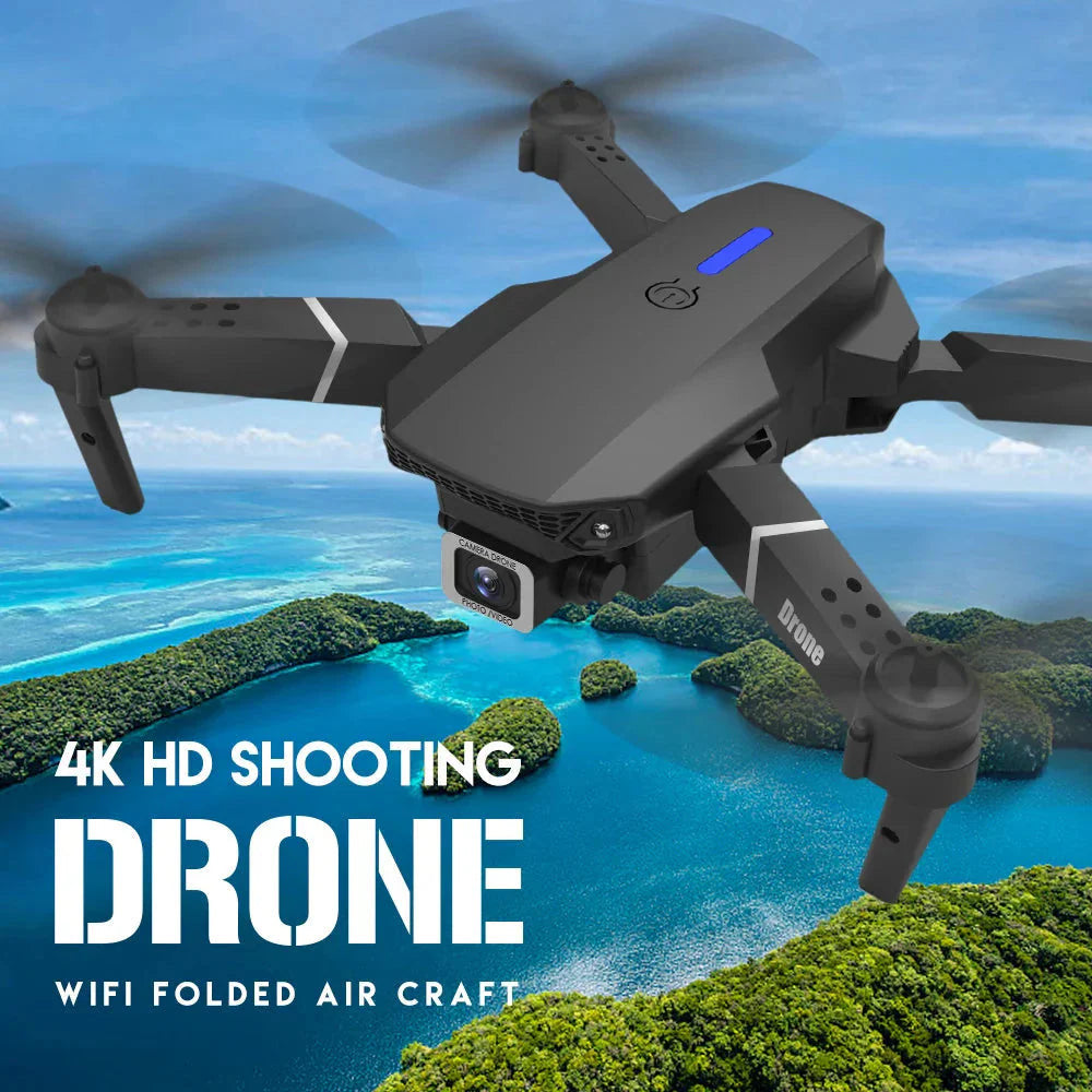 DRON PROFESIONAL 4K DOBLE CÁMARA CON MALETÍN  + BATERIA EXTRA DE REGALO