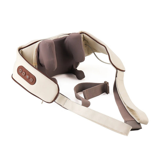 Masajeador Descontracturante con Calor y amasado 3D + Masajeador de pies de Regalo